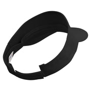 Golden Dog Back View Embroidered Brushed Cotton Sun visor - Black OSFM