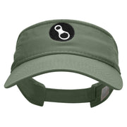 Carabiner Climber Embroidered Pro Style Cotton Twill Washed Visor