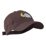 Halloween Cloud and Moon Embroidered Cap