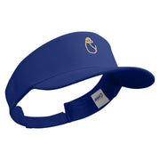 Golden Dog Back View Embroidered Brushed Cotton Sun visor - Royal OSFM