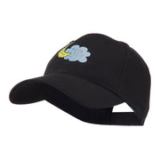 Halloween Cloud and Moon Embroidered Cap