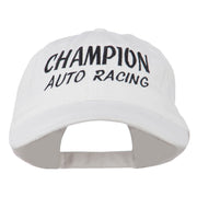 Champion Auto Racing Embroidered Washed Cap