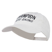 Champion Auto Racing Embroidered Washed Cap