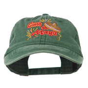 Cinco De Mayo Embroidered Washed Cap