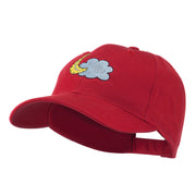 Halloween Cloud and Moon Embroidered Cap