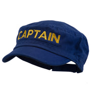 Captain Embroidered Enzyme Army Cap