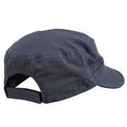 Captain Embroidered Enzyme Army Cap