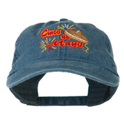 Cinco De Mayo Embroidered Washed Cap