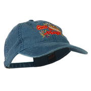 Cinco De Mayo Embroidered Washed Cap