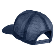USS Yorktown CV 10 Blue Patched Solid Cotton Twill 5 panel Mesh Back Cap - Navy OSFM