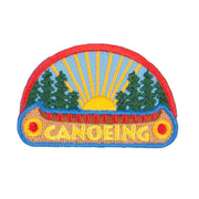 Canoe Embroidered Patches