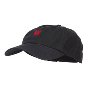 Mini 100 Percent Embroidered Low Cap