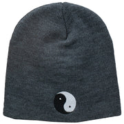 Chinese Yin Yang Symbol Embroidered Short Beanie