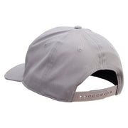 Lineal Dog and Cat Embroidered Solid Cotton Twill Prostyle Cap - Charcoal OSFM