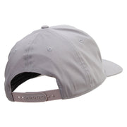 Lineal Dog and Cat Embroidered Solid Cotton Twill Prostyle Cap - Charcoal OSFM