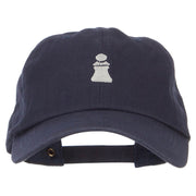 Chess Pawn Embroidered Unstructured Cap