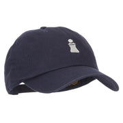 Chess Pawn Embroidered Unstructured Cap