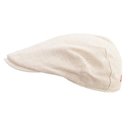 I'm On Fire Embroidered Men's Linen Ivy Cap - Khaki S-M