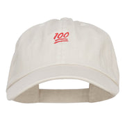 Mini 100 Percent Embroidered Low Cap