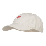 Mini 100 Percent Embroidered Low Cap