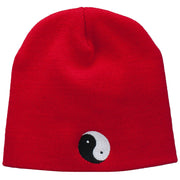 Chinese Yin Yang Symbol Embroidered Short Beanie