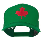 Canada's Maple Leaf Embroidered Mesh Back Cap