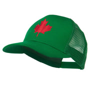 Canada's Maple Leaf Embroidered Mesh Back Cap