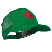 Canada's Maple Leaf Embroidered Mesh Back Cap