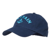 Captain Anchor Logo Embroidered Pet Spun Cap