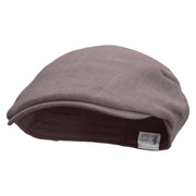 I'm On Fire Embroidered Men's Linen Ivy Cap - Charcoal S-M