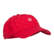 Mini 100 Percent Embroidered Low Cap