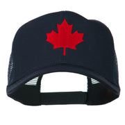 Canada's Maple Leaf Embroidered Mesh Back Cap