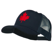 Canada's Maple Leaf Embroidered Mesh Back Cap