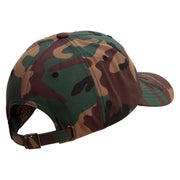 Navy Anchor Veteran Unstructured Low Profile 6 panel Cotton Cap - Green-Camo OSFM