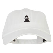 Chess Pawn Embroidered Unstructured Cap