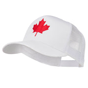 Canada's Maple Leaf Embroidered Mesh Back Cap