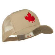 Canada's Maple Leaf Embroidered Mesh Back Cap