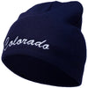 Colorado Embroidered Short Beanie