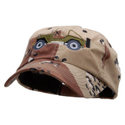 Singers Fun Embroidered Enzyme Washed Camo Cap - Desert OSFM