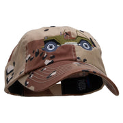 Singers Fun Embroidered Enzyme Washed Camo Cap - Desert OSFM