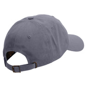 Navy Anchor Retired Unstructured Low Profile 6 panel Cotton Cap - Dk-Grey OSFM