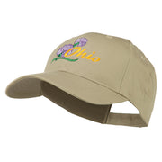 Ohio Carnation Flower Embroidered Cap