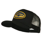 Captain Oak Leaf Military Patched Mesh Back Cap