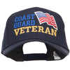 Wording of Coast Guard Veteran with Flag Patched Pro Cap