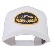 Captain Oak Leaf Military Patched Mesh Back Cap