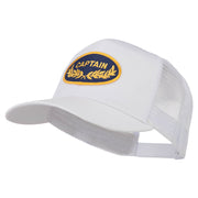 Captain Oak Leaf Military Patched Mesh Back Cap