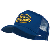 Captain Oak Leaf Military Patched Mesh Back Cap