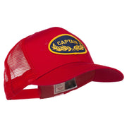 Captain Oak Leaf Military Patched Mesh Back Cap