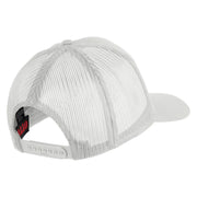 USS Pennsylvania BB 38 Blue Patched Solid Cotton Twill 5 panel Mesh Back Cap - White OSFM