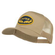 Captain Oak Leaf Military Patched Mesh Back Cap